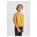 DEFACTO Boy's Crew Neck Thessaloniki Fabric Sweatshirt B4400a823wn