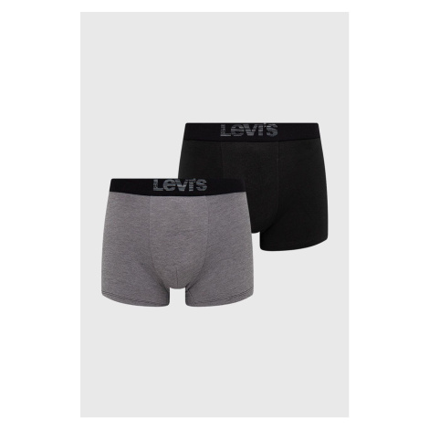 Boxerky Levi's 37149.0625-greyblack, pánske, čierna farba Levi´s