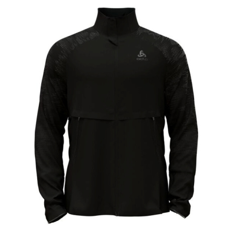 Odlo ZEROWEIGHT PROWARM REFLECT JACKET Pánska bežecká bunda, čierna, veľkosť