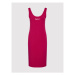 DKNY Sport Každodenné šaty DP1D4465 Ružová Slim Fit