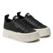 Tommy Jeans Sneakersy Tjw Vulc Flatform Lc Mix Media EN0EN02569 Čierna