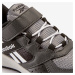 Detská športová obuv Road Supreme so šnúrkami čierno-sivá