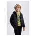 DEFACTO Boy's Water Repellent Hooded Basic Puffer Jacket