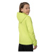 Chlapčenská turistická softshellová bunda 4F JUNIOR SOFTSHELL JACKET M041-45S-CANARY GREEN