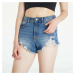 Šortky Noisy May High Waisted Denim Shorts Blue