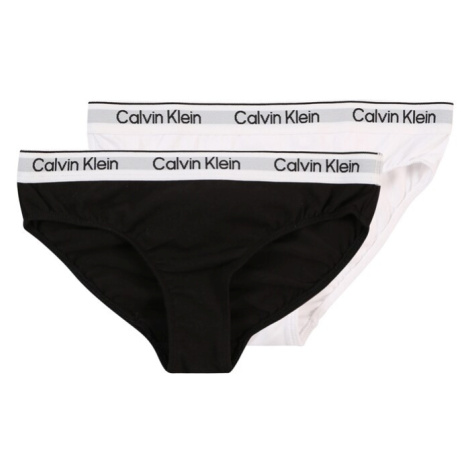 Calvin Klein Jeans Nohavičky  čierna / biela