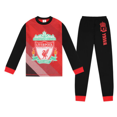 FC Liverpool detské pyžamo Long black