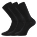 Lonka Diagram Unisex ponožky s voľným lemom - 3 páry BM000001470200101242 čierna
