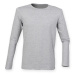 Sf Pánske tričko s dlhým rukávom SF124 Heather Grey