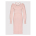 Guess Úpletové šaty Janet W1BK32 Z26I0 Ružová Slim Fit