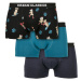 Organic X-Mas boxers 3-pack teddy aop+jasper+navy