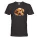 Pánské tričko s potlačou H Labrador - vtipné tričko