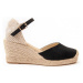 Leindia  93440  Espadrilky Čierna