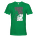 Pánské tričko s potlačou lesa a tmy - tričko pre nadšencov prírody