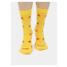 Žlté vzorované ponožky Fusakle Hviezda plážová