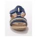 Blancheporte Pohodlné papuče na kline, modré modrá