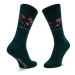 Jack&Jones Súprava 3 párov vysokých pánskych ponožiek Jacsanta Claus Sock Giftbox 12198046 Čiern