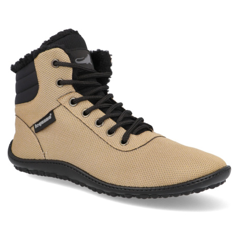 Barefoot zimní boty Leguano - Kosmo sand béžové