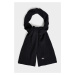 ŠÁL GANT UNISEX. SHIELD WOOL KNIT SCARF BLACK