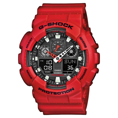 Casio G-Shock GA 100B-4AER červené