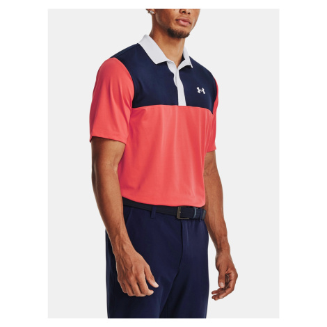 Červené pánske športové polo tričko Under Armour Perf 3.0