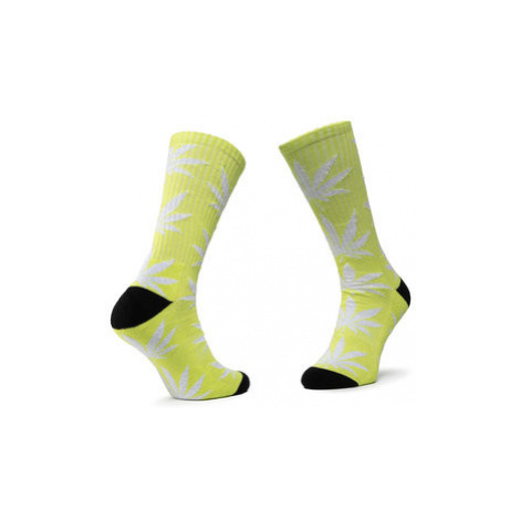 HUF Vysoké dámske ponožky Plantlife Metallic Leaves Sock SK00447 r.OS Zelená