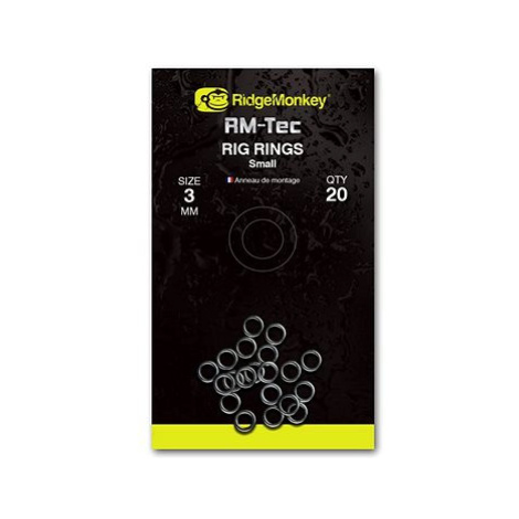 RidgeMonkey RM-Tec Rig Rings Small 3 mm 20 ks