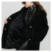 Urban Classics Ladies Oversized Sherpa Coat čierna
