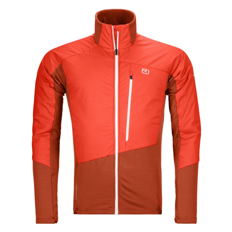 Ortovox bunda Westalpen Swisswool Hybrid Jkt M cengia rossa