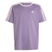 Adidas Essentials 3-Stripes Cotton Loose Fit Boyfriend Tee Jr IL3276 Tričko s prúžkami