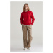 MIKINA GANT SHIELD HOODIE RUBY RED