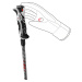 Leki palice Hot Shot S black grey red 23/24