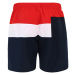 Jack & Jones Plus Plavecké šortky 'FIJI'  námornícka modrá / červená / biela