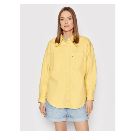 Levi's® džínsová košeľa FRESH A1776-0004 Žltá Regular Fit Levi´s