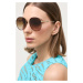 Slnečné okuliare Michael Kors EMPIRE dámske, hnedá farba, 0MK1128J