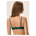 TMAVOZELENÁ PUSH UP PODPRSENKA HENDERSON LADIES FLORE 41944 FLORE