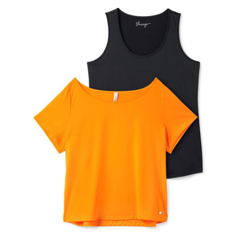 SHEEGO Funkčné tričko  oranžová / čierna