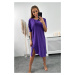 Oversize dress dark purple