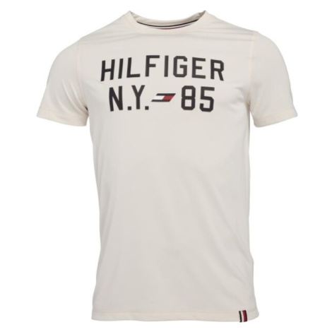 Tommy Hilfiger GRAPHIC S/S TRAINING TEE Pánske tričko, biela, veľkosť