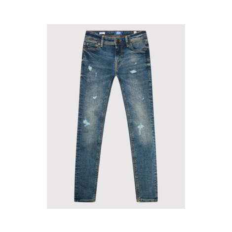 Jack&Jones Junior Džínsy Dan Original 12192104 Modrá Super Skinny Fit