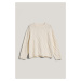 SVETER GANT TEXTURED KNIT C-NECK CREAM