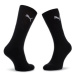 Puma Súprava 3 párov vysokých ponožiek unisex Regular Crew 880355 01 Čierna
