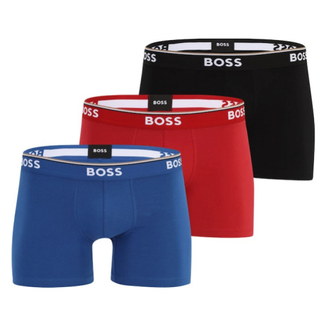BOSS Boxerky 'Power'  modrá / červená / čierna / biela Hugo Boss
