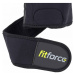 Fitforce LINEAR Kožené fitness rukavice, čierna, veľkosť