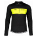 SCOTT Cyklistická zateplená bunda - RC WARM HYBRID WB - žltá/čierna