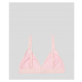 Spodná Bielizeň Karl Lagerfeld Lace Triangle Bra Ružová