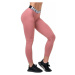 Nebbia Squat Hero Scrunch Butt Old Rose Fitness nohavice