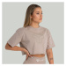 STRIX Dámske tričko CropTop Taupe  XLXL