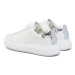 Calvin Klein Sneakersy Raised Cupsole Lace Up Lth Bt HW0HW02005 Biela