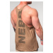 NEBBIA - Washed-OFF oversized tielko MAX OUT 359 (light brown) - NEBBIA